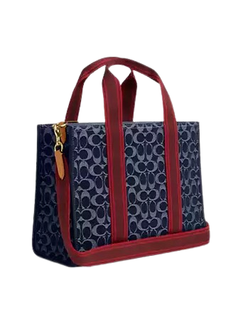 Coach Smith Tote Bag In Signature Denim - Image 3