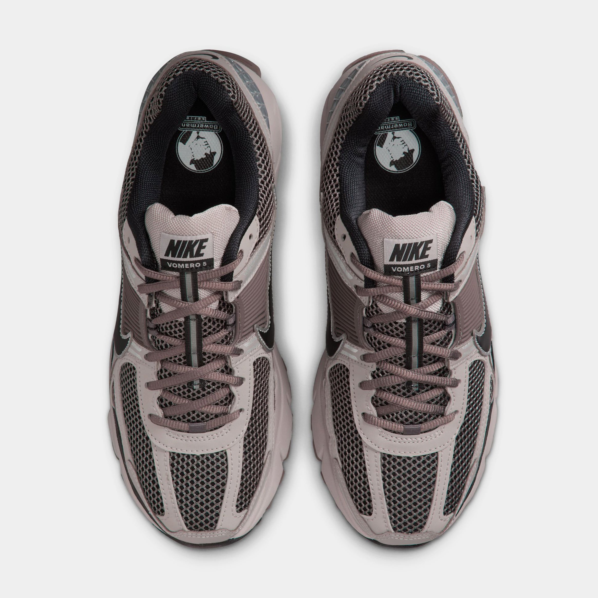 Zoom Vomero 5 Mens Running Shoes (College Grey/Black/Cave Stone) - Image 2