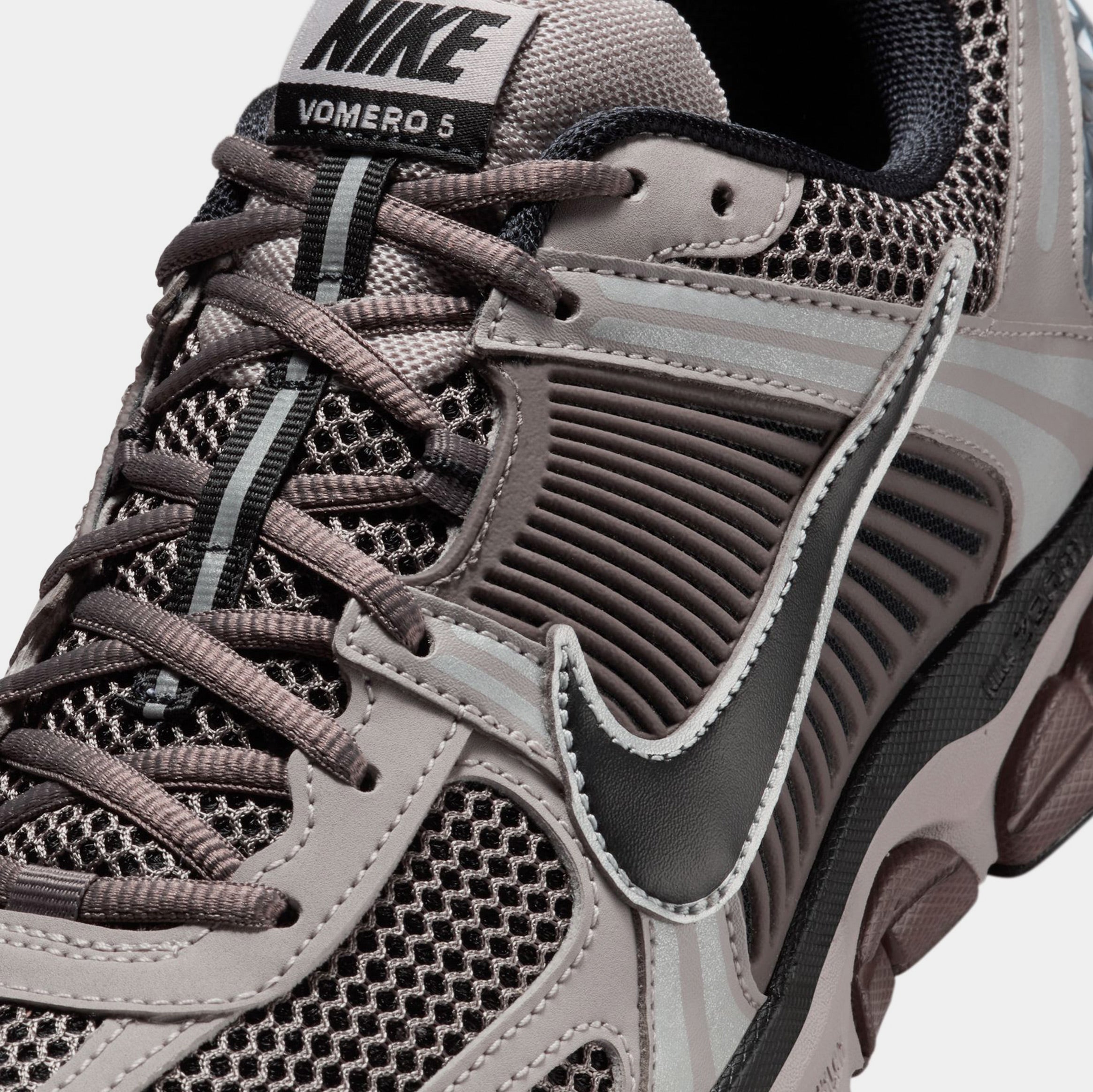 Zoom Vomero 5 Mens Running Shoes (College Grey/Black/Cave Stone) - Image 5