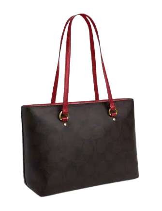 Coach Station Tote Bag In Maxi Signature Canvas - Image 3