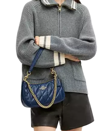 Coach Teri Shoulder Bag With Quilting - Image 2