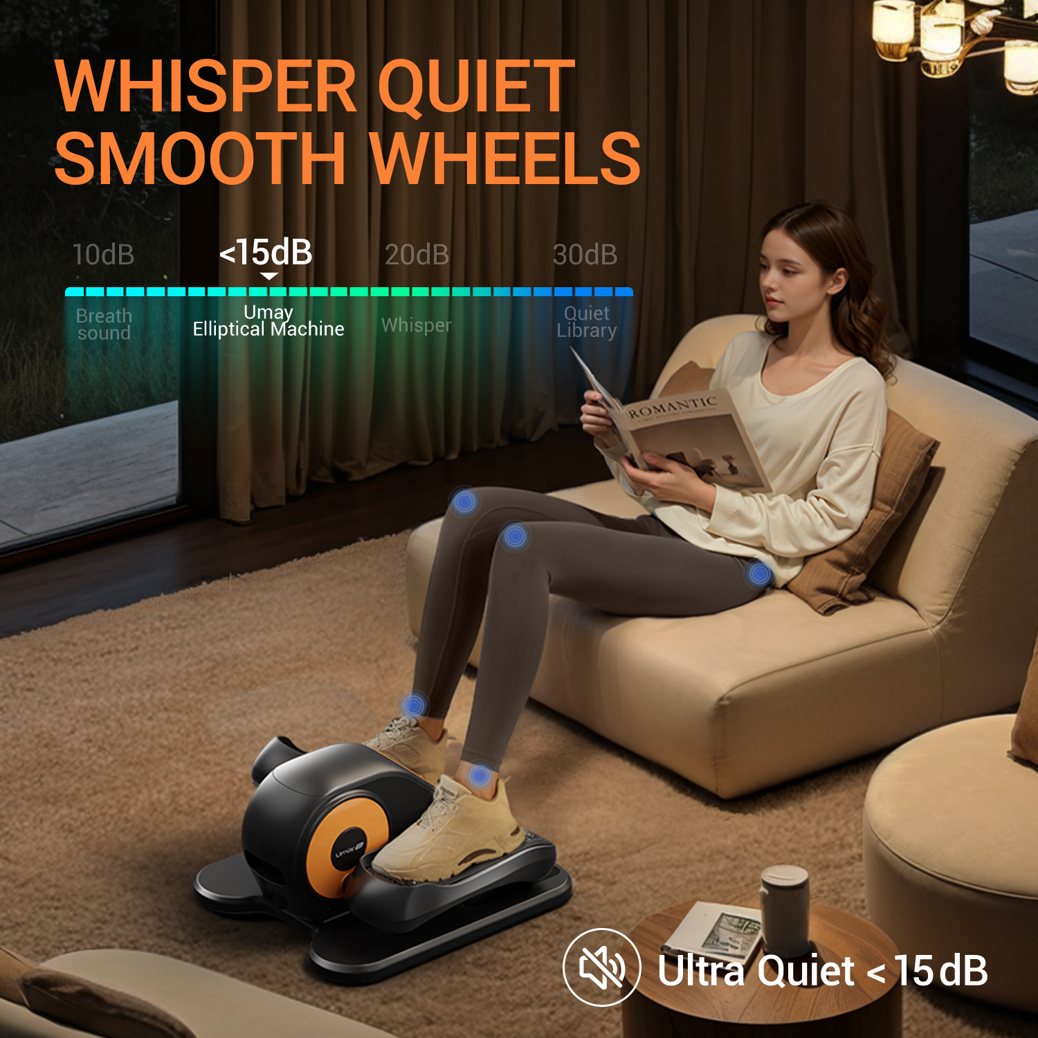 Umay U5 Under Desk Elliptical Trainer - Image 13