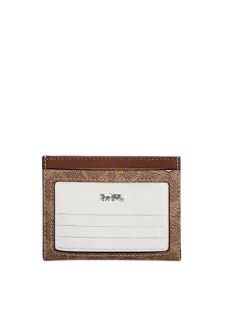 Coach X Peanuts Slim Id Card Case In Signature Canvas With Snoopy Print - Image 2
