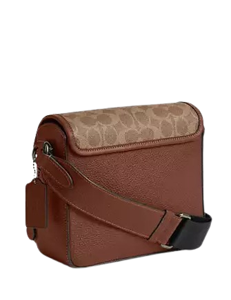 Coach X Peanuts Sullivan Flap Crossbody Bag In Signature Canvas With Patches - Image 3