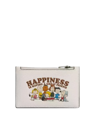 Coach X Peanuts Zip Card Case