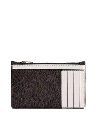 Coach Zip Card Case In Signature - Image 2