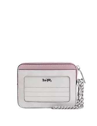 Coach Zip Card Case In Signature Canvas - Image 2