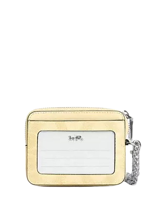 Coach Zip Card Case In Signature Canvas - Image 2