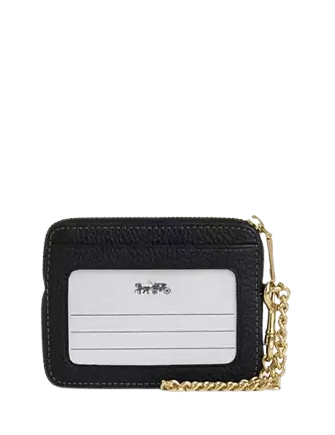 Coach Zip Card Case In Signature Leather - Image 2