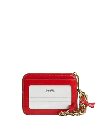 Coach Zip Card Case With Bows - Image 2