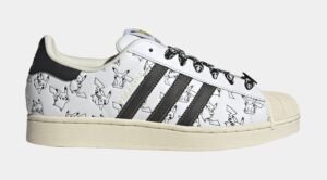 Pokemon x adidas Superstar II Mens Lifestyle Shoes ( Cloud White/Core Black/Gold Metallic)