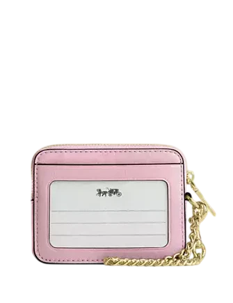 Coach Zip Card Case With Quilting - Image 2