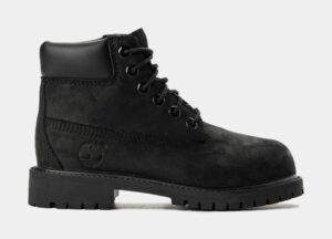 Premium 6 Inch Preschool Boots (Black)