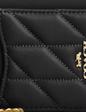 Coach Zip Card Case With Quilting - Image 3