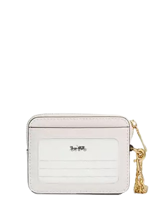 Coach Zip Card Case With Quilting - Image 2