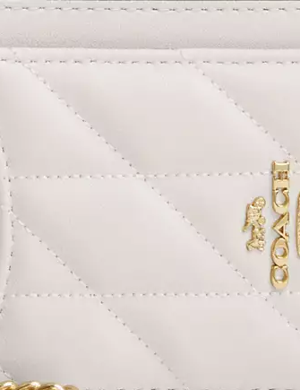 Coach Zip Card Case With Quilting - Image 3