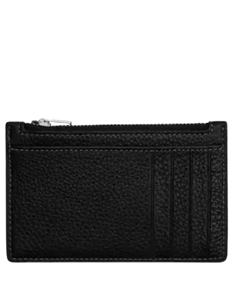 Coach Zip Card Case With Varsity Motif - Image 2
