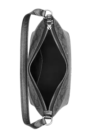 Coach Zip Top Shoulder Bag In Signature Canvas - Image 2