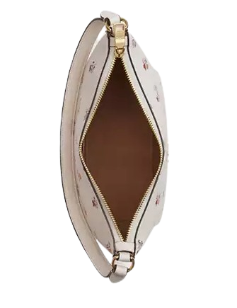 Coach Zip Top Shoulder Bag With Heart Print - Image 2