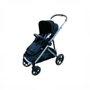 Cybex Gazelle S Modular Stroller, 2023, Moon Black, Silver Frame