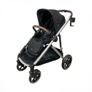 Cybex Gazelle S Modular Stroller, 2024, Moon Black, Silver Frame