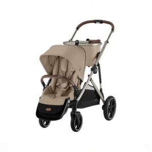 Cybex Gazelle S Modular Stroller, 2026, Almond Beige, Taupe Frame
