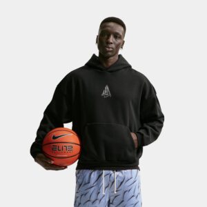 Ja Therma Fit Pullover Basketball Mens Hoodie (Black)