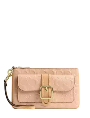 Coach Ashton Wristlet In Signature Leather