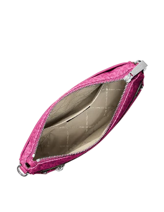 Michael Michael Kors Jet Set Large Logo Print Woven Crossbody Bag - Image 2