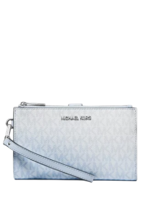 Michael Michael Kors Jet Set Large Ombre Signature Logo Wristlet