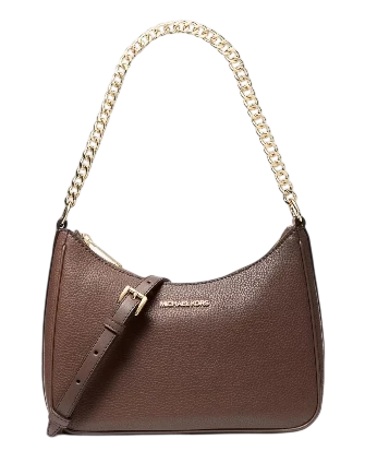 Michael Michael Kors Jet Set Large Pebbled Leather Convertible Crossbody Bag