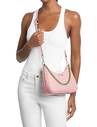 Michael Michael Kors Jet Set Large Pebbled Leather Convertible Crossbody Bag - Image 3