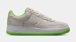 Kobe Air Force 1 Low Mens Lifestyle Shoes (Vast Grey/Electric Green/White)
