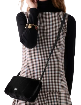 Kate Spade New York Lenox Faux Fur Mini Crossbody Bag - Image 2