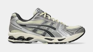 Gel Kayano 14 Mens Running Shoes (Oyster White/Steeple Grey)