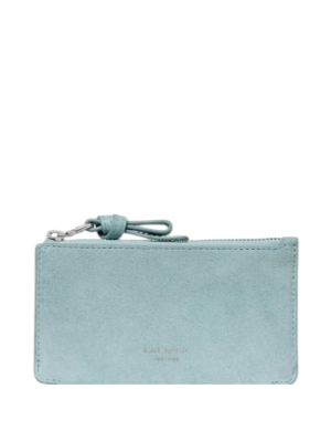 Kate Spade New York Loop Suede Zip Card Case