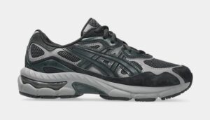 Gel NYC Grade School Running Shoes (Graphite Grey/Black)