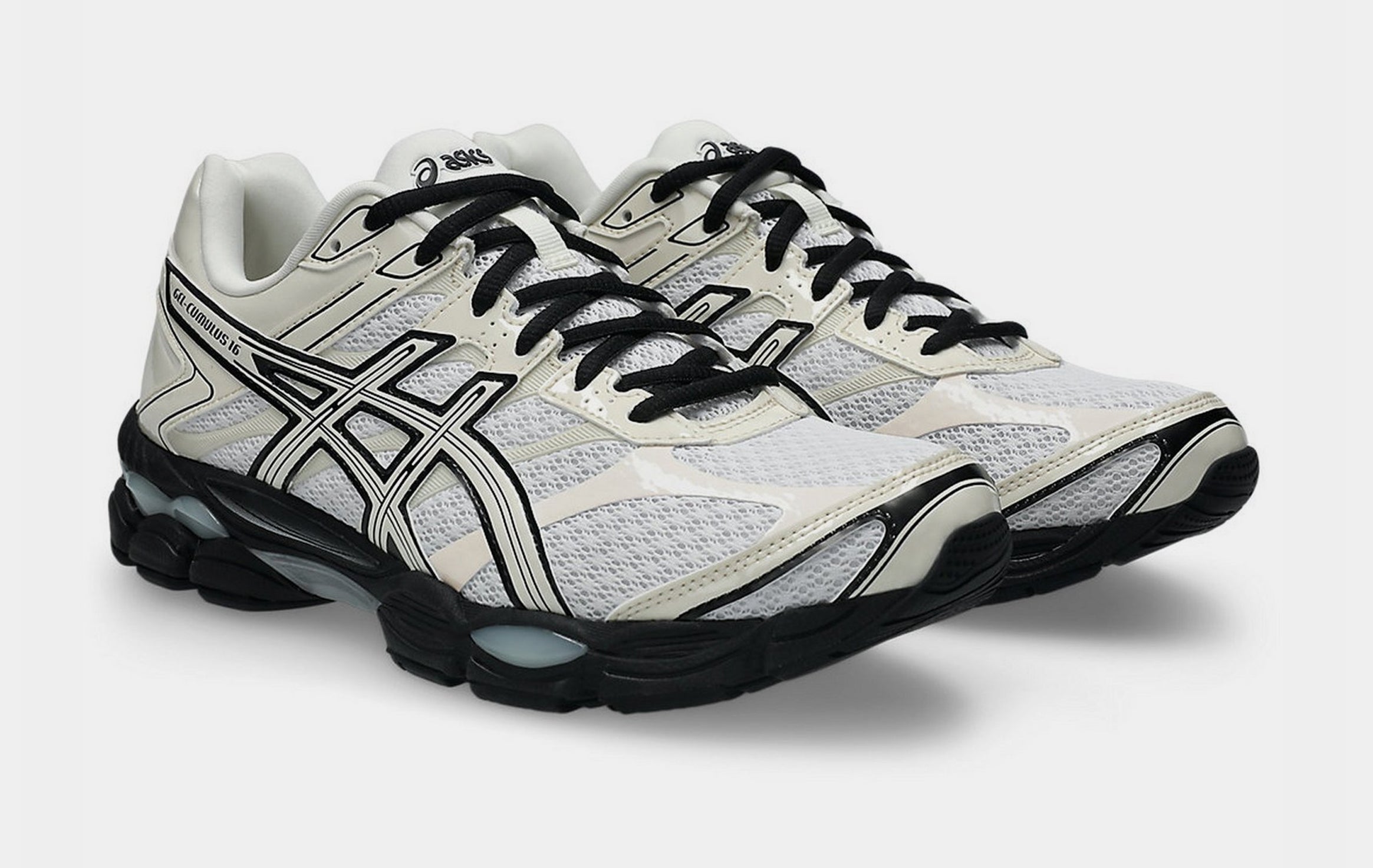 Gel-Cumulus 16 Mens Running Shoes (White/Cream) - Image 4