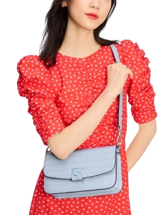 Kate Spade New York Dakota Croc-embossed Medium Convertible Shoulder Bag - Image 3
