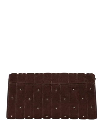 Kate Spade New York Scarlett Quilted Suede Wallet On Chain - Image 4