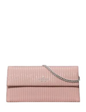 Kate Spade New York Scarlett Shiny Quilted Wallet On Chain