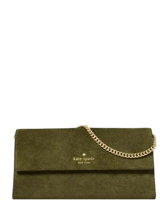 Kate Spade New York Scarlett Suede Wallet On Chain
