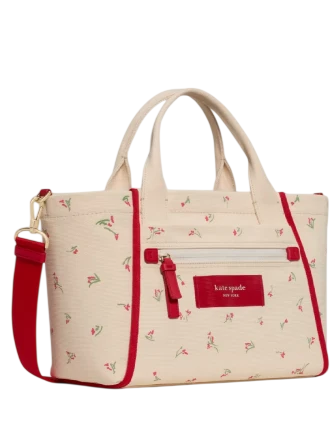 Kate Spade New York Dash Vibrant Buds Canvas Tote Bag - Image 3