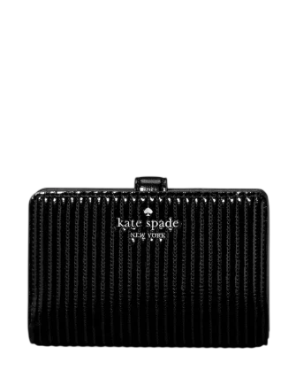 Kate Spade New York Shiny Quilted Medium Bifold Wallet