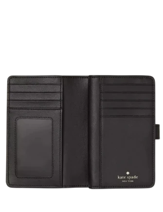 Kate Spade New York Shiny Quilted Medium Bifold Wallet - Image 3