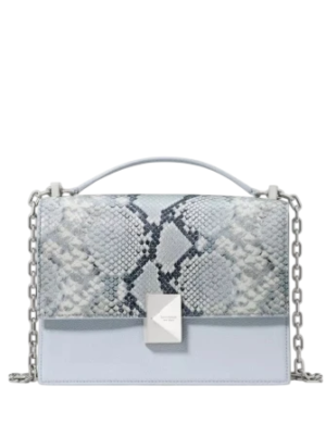 Kate Spade New York Deco Snake Embossed Chain Shoulder Bag
