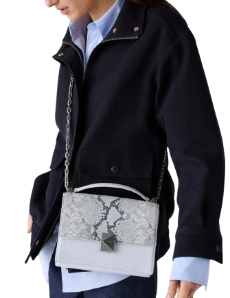 Kate Spade New York Deco Snake Embossed Chain Shoulder Bag - Image 2