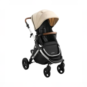 Mockingbird Single 3.0 Stroller, 2025, Oat, Silver with Penny Leather