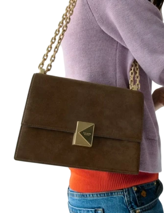 Kate Spade New York Deco Suede Chain Shoulder Bag - Image 2