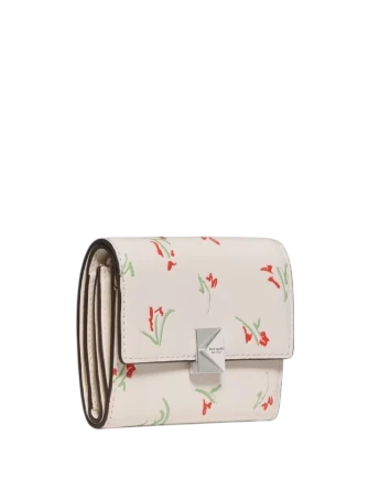 Kate Spade New York Deco Vibrant Buds Small Flap Wallet - Image 2